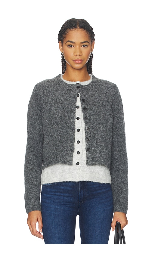 & Reckless Terry Cardigan in Grey. - L also in M, S
