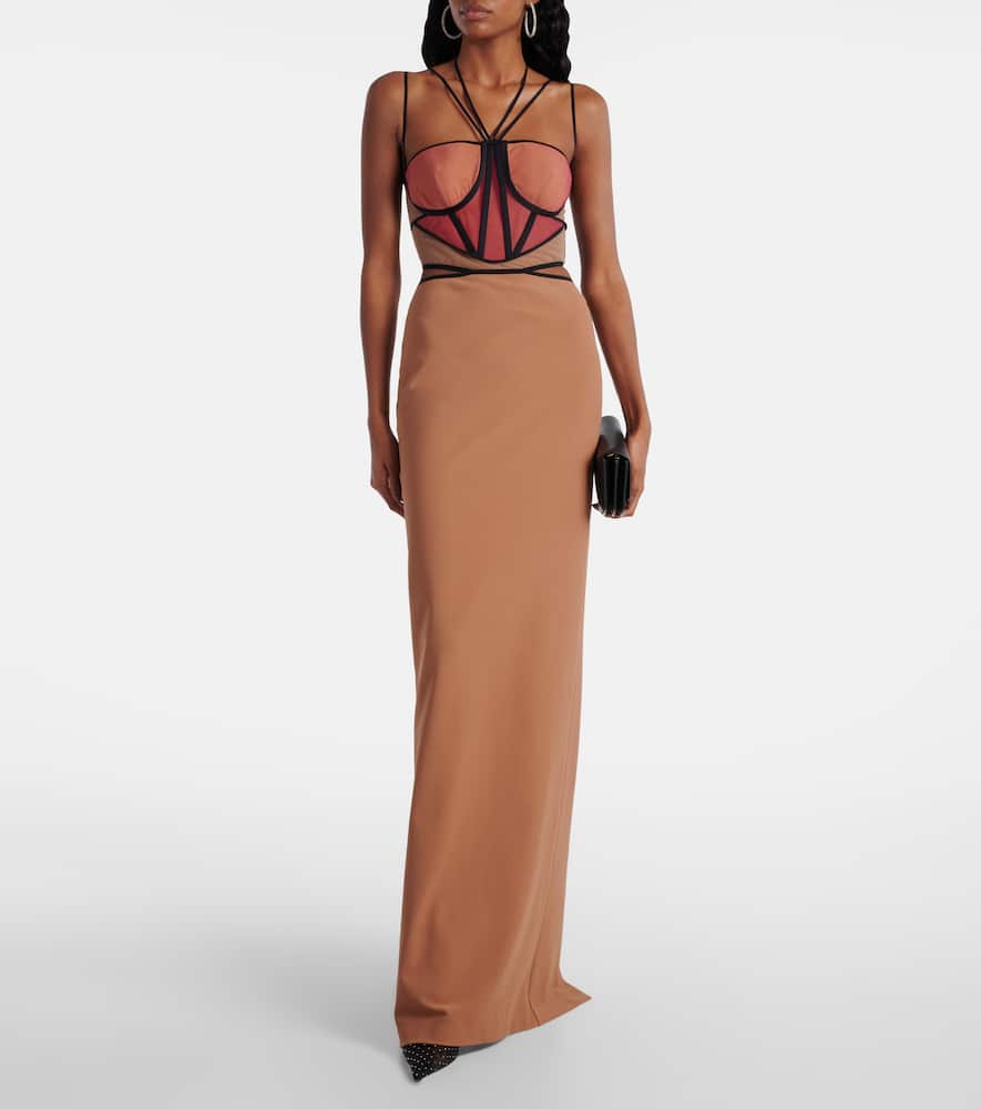 Nensi Dojaka Leila bustier gown