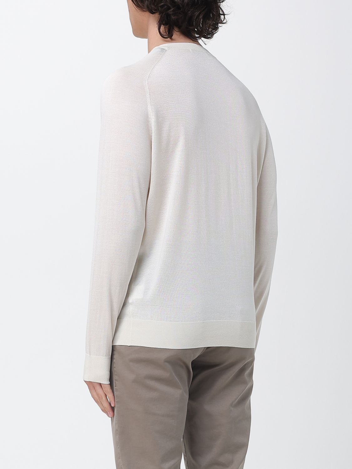 Polo Shirt Men color Ivory