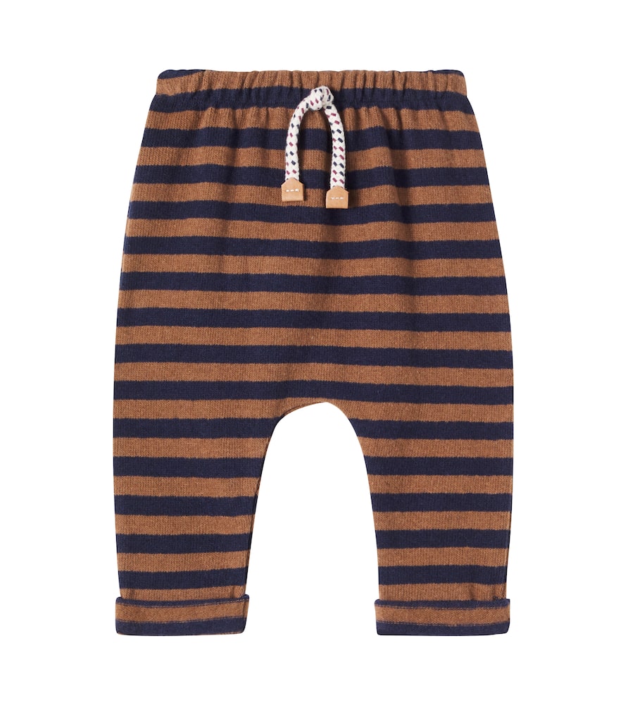 Baby Uriel striped cotton-blend sweatpants
