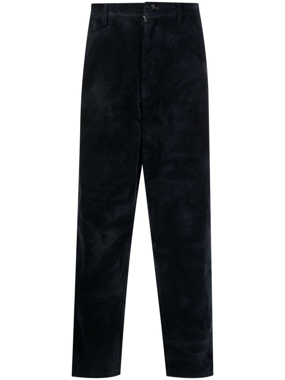 Cotton Twill Trousers — Black