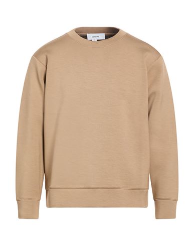 Man Sweatshirt Camel Size M Viscose, Elastane