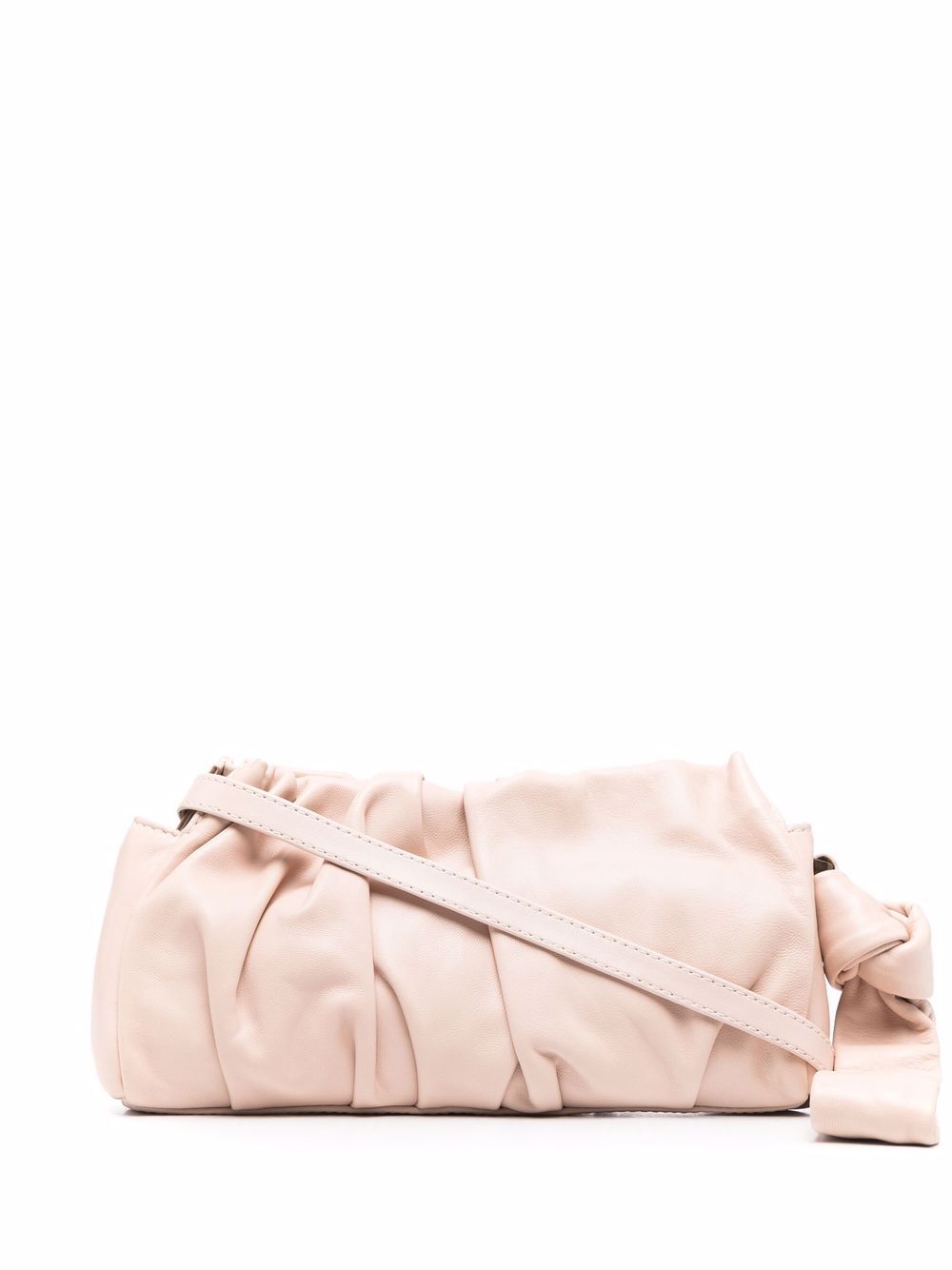Knots ruched crossbody bag - Pink