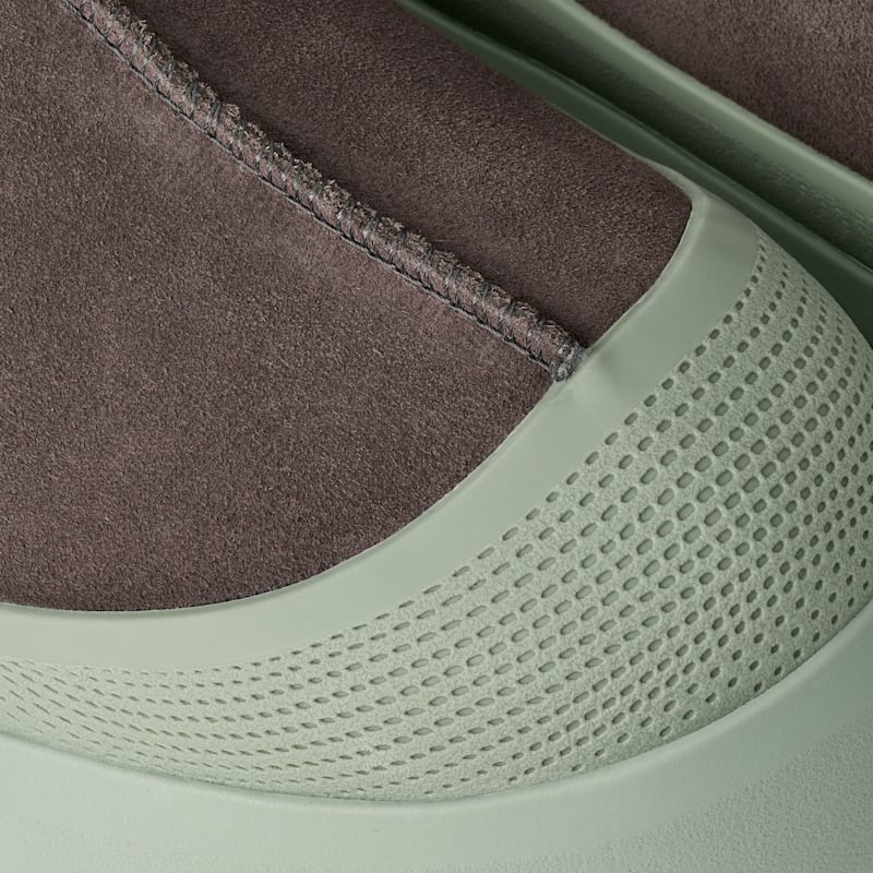 ® Men's Tasman Weather Hybrid Suede Shoes in Dense Smoke/Artichoke