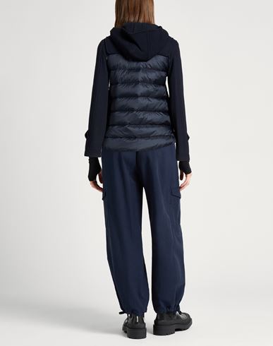 Woman Coat Navy Size 2 Cotton, Polyamide