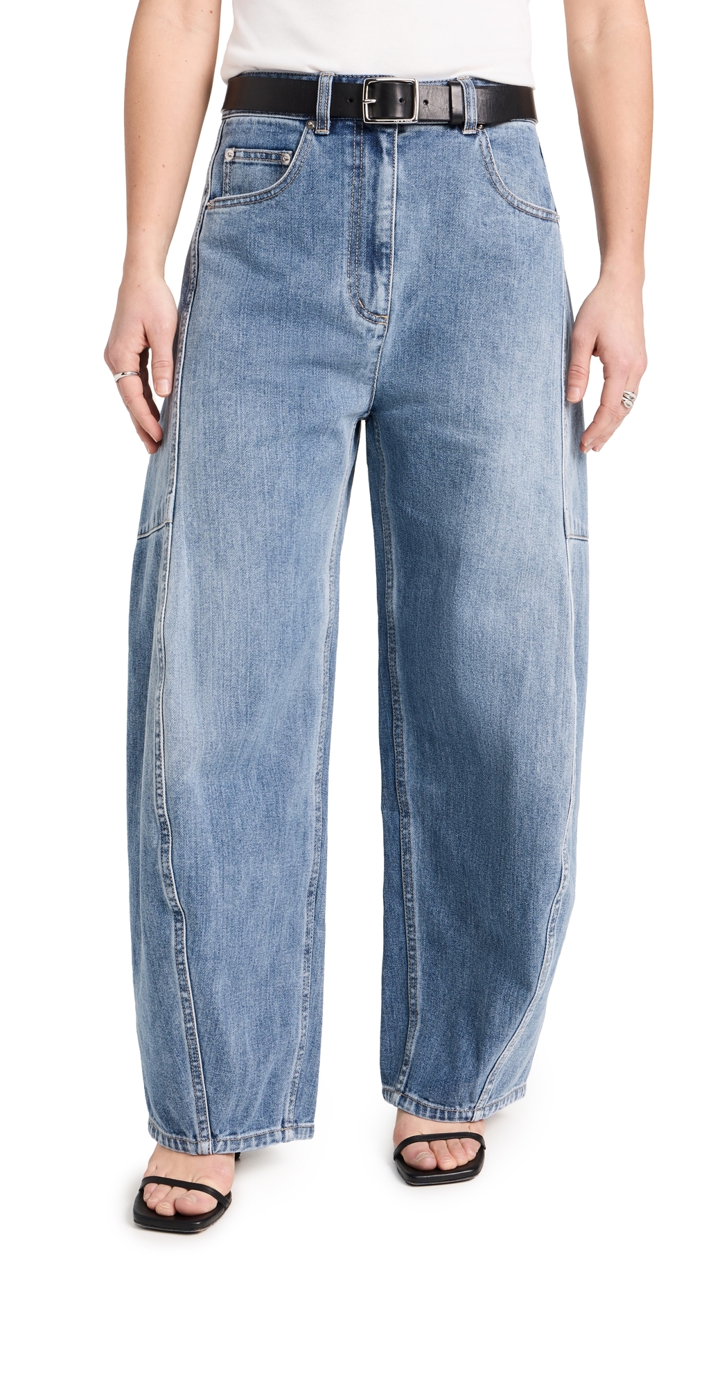 Petite Classic Wash Denim Sid Jeans Classic Blue