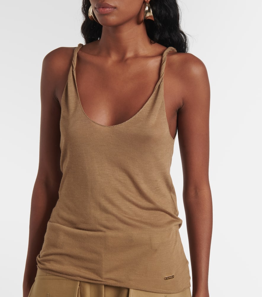 Bamboo jersey tank top