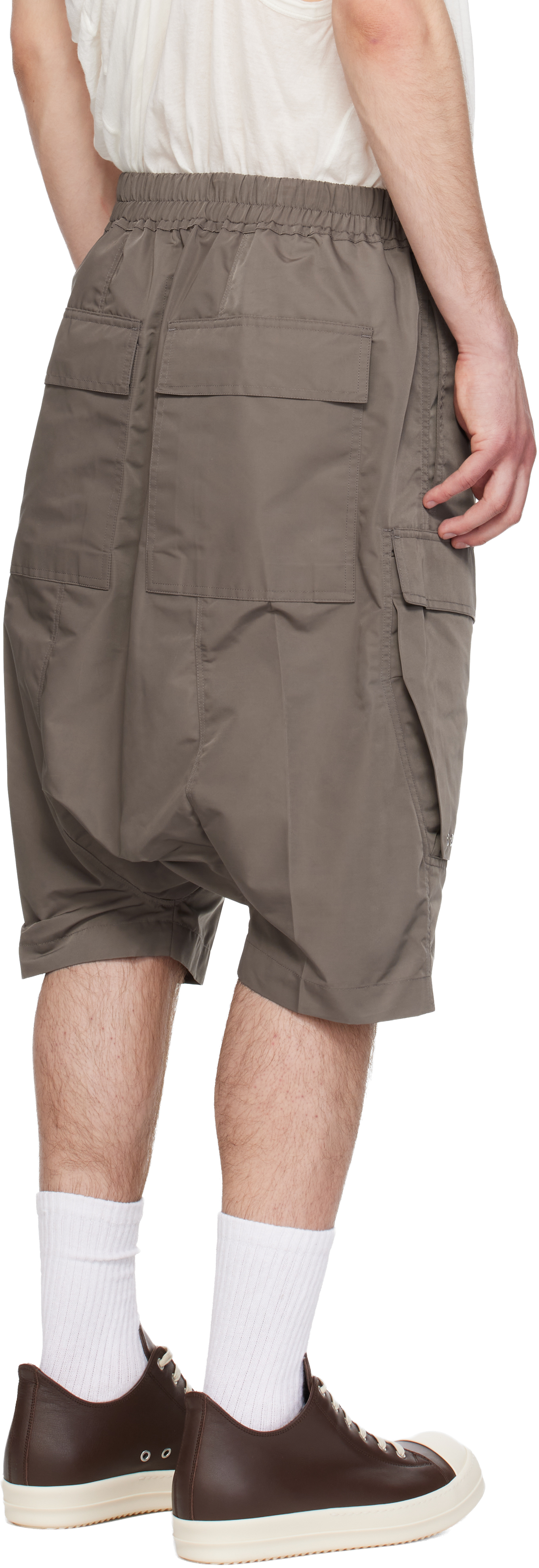 Gray Temple Pods Cargo Shorts