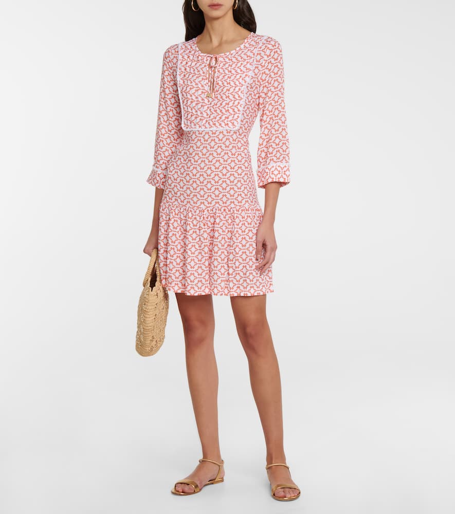 Arabian Sunset printed minidress