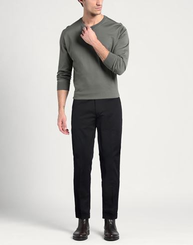 Man Pants Black Size 36 Cotton, Elastane