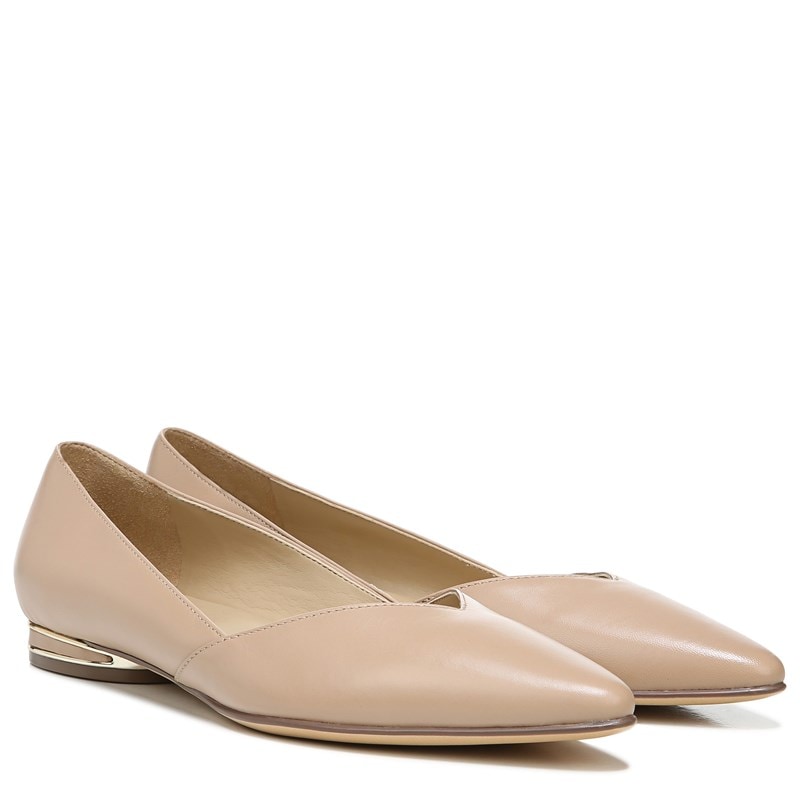 Women's Havana Ballet Flat Shoes (Crème Brulee Leather)
