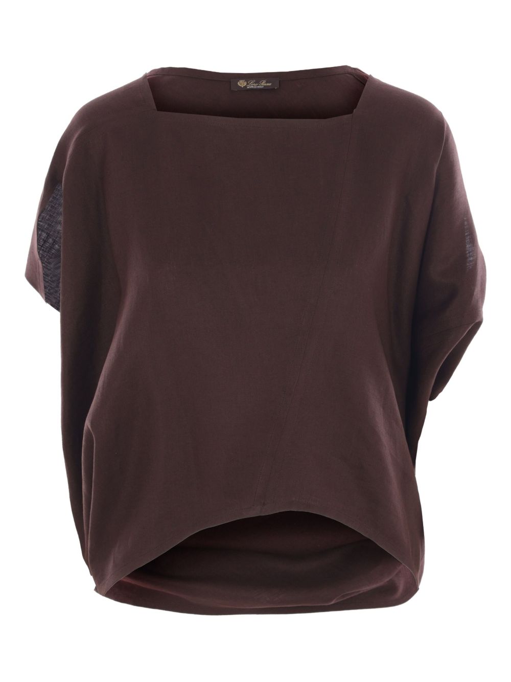 Loro Piana Gaia linen blouse - Brown
