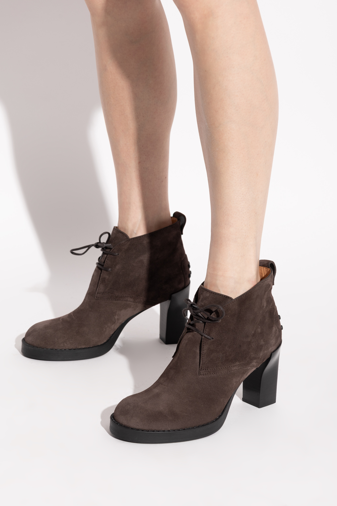 Heeled Ankle Boots, Women's, Brown