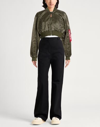Woman Jacket Green Size L Nylon