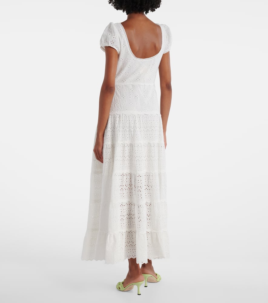 Remi broderie anglaise cotton midi dress