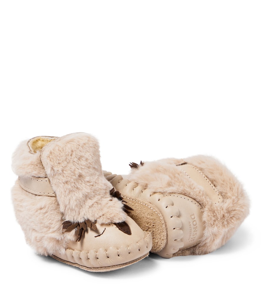 Donsje Baby Kapi Owl leather booties