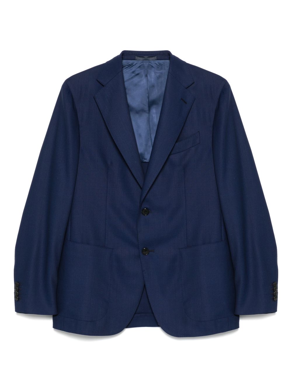 Caruso wool blazer - Blue