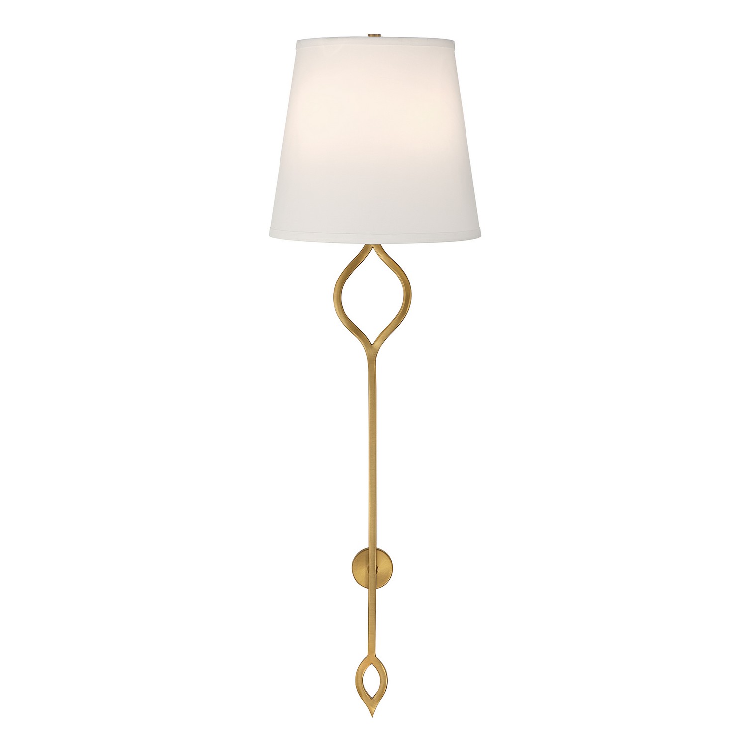 Roxbury 2-Light Wall Sconce in Warm Bra