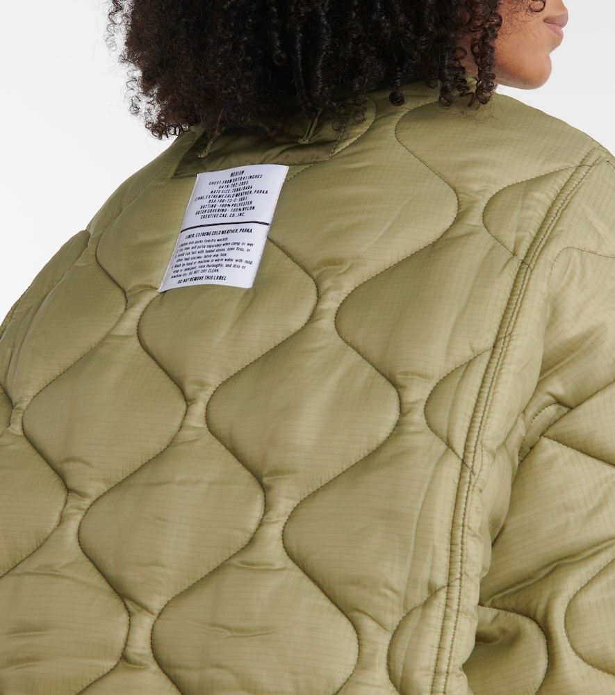 The Frankie Shop Teddy oversized quilted jacket