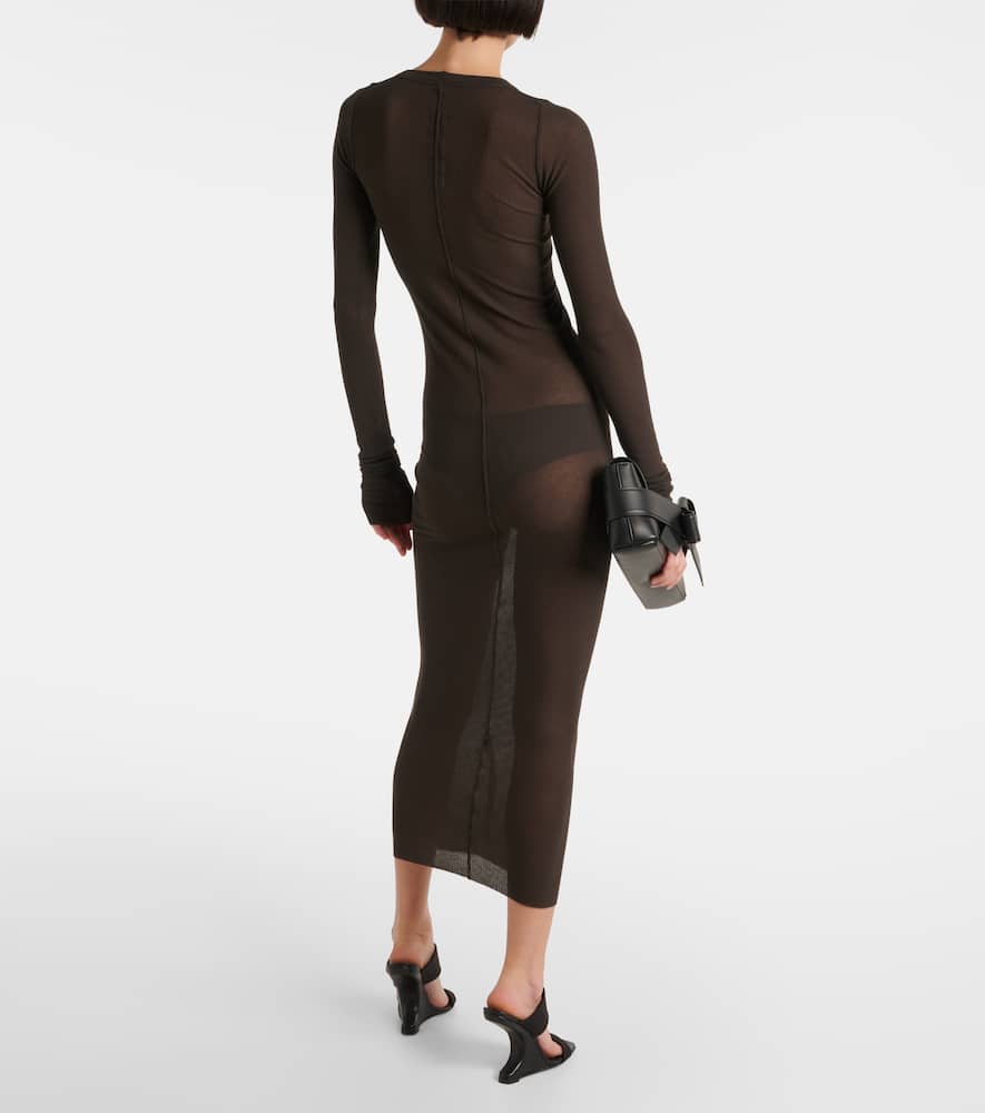 Jersey midi dress
