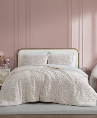 Betseys Leopard Burnout Velvet Comforter Set