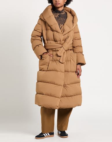 Woman Puffer Camel Size 12 Polyamide