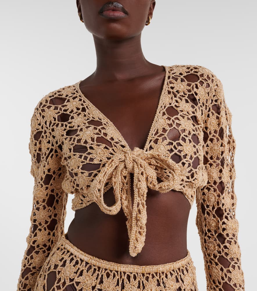 Bella Ballerina crochet cotton crop top