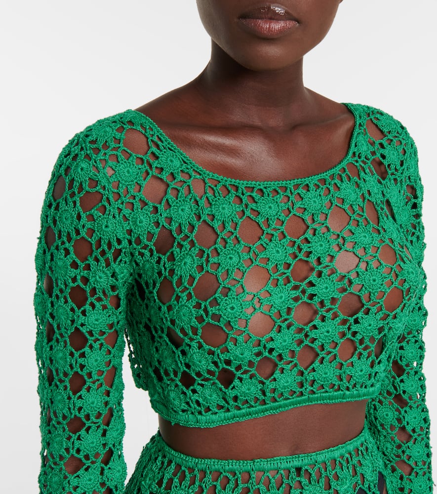 Bella crochet cotton crop top