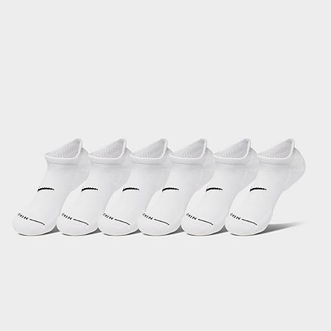 Men's Everyday Elevated No-Show Socks (6-Pack) in White/Black