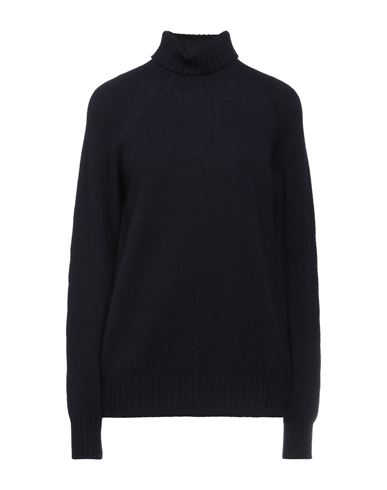 Woman Turtleneck Midnight blue Size L Lambswool