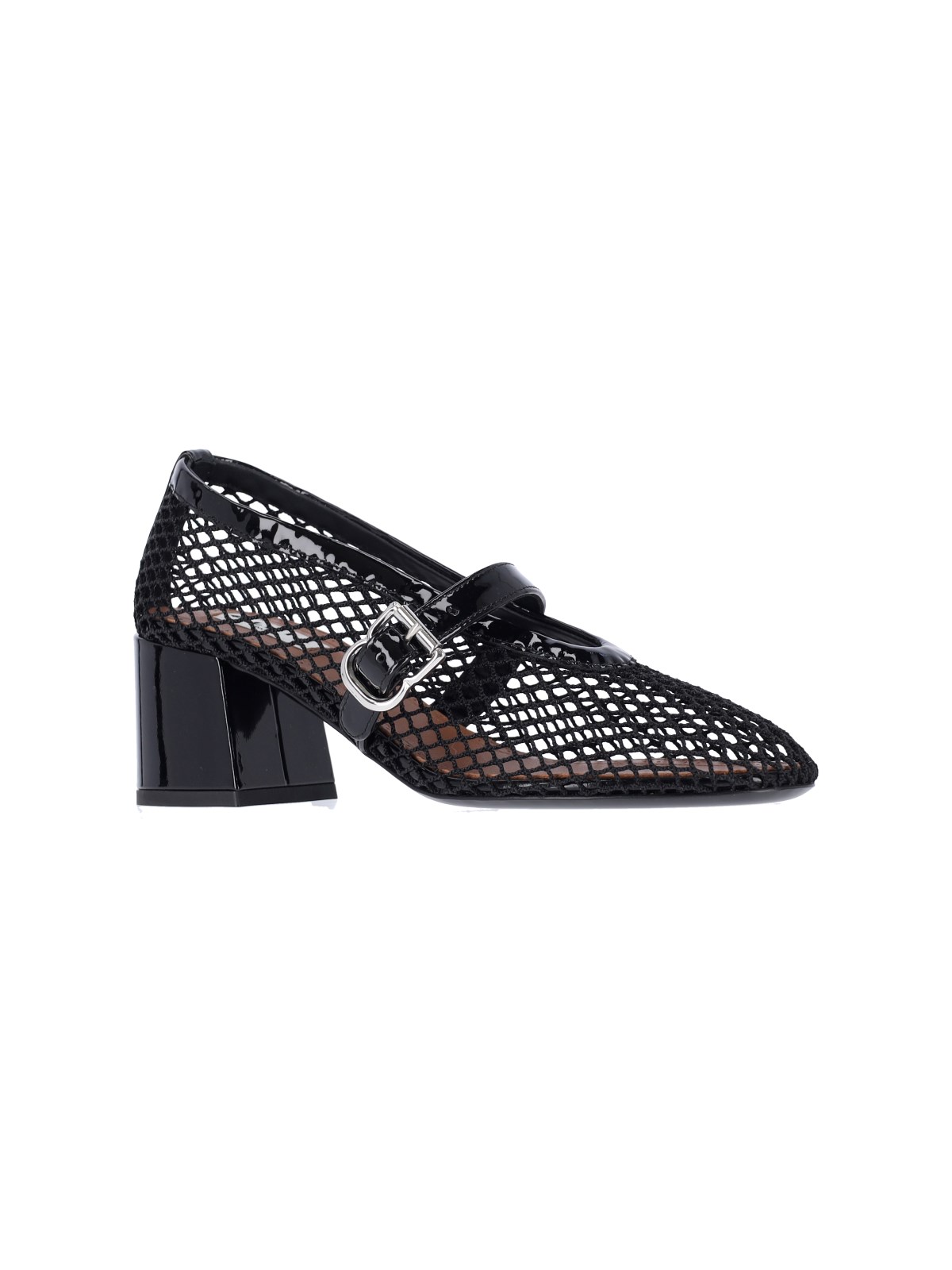 Mary-Jane Mesh Pumps