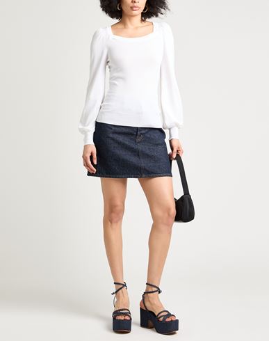 Boutique Moschino Woman Sweater White Size 8 Viscose, Polyamide