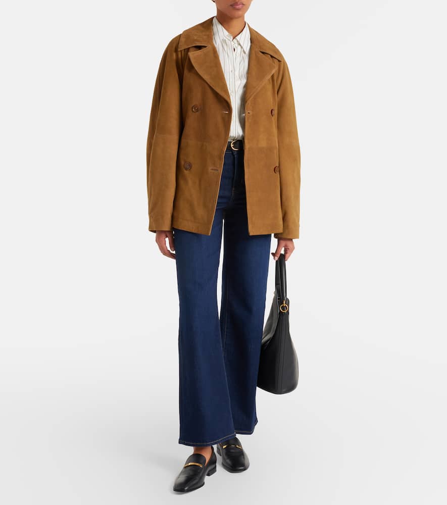Le Slim high-rise wide-leg jeans