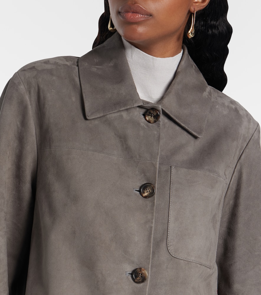 Suede overshirt