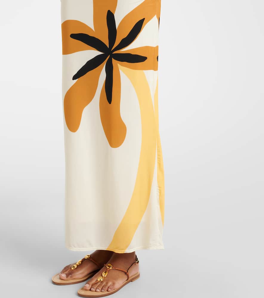 Kim floral jersey maxi dress