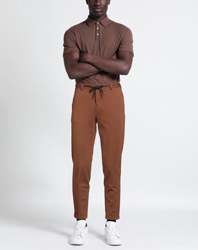 Man Pants Brown Size 32 Wool, Viscose, Elastane