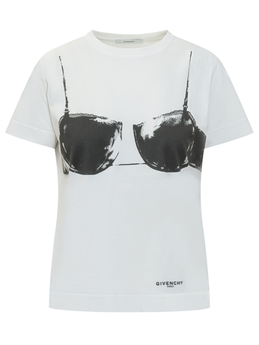 Givenchy - crew neck graphic print short sleeve top