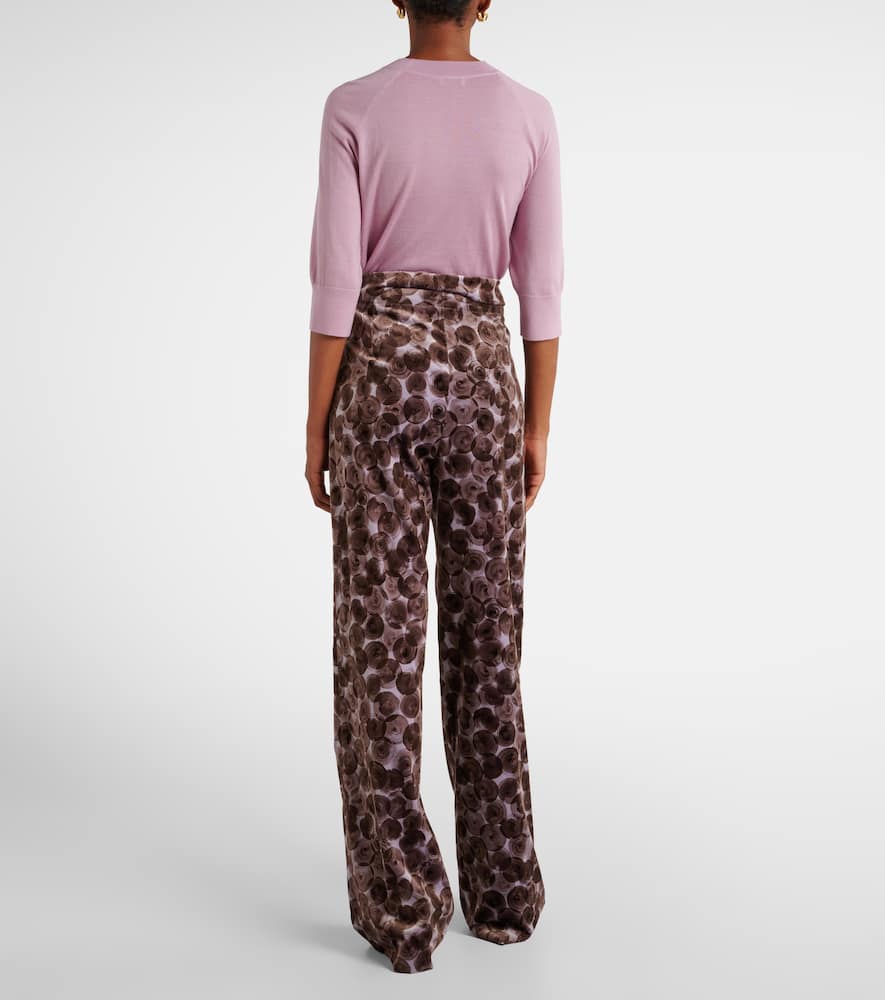 Pantera cotton-blend straight pants