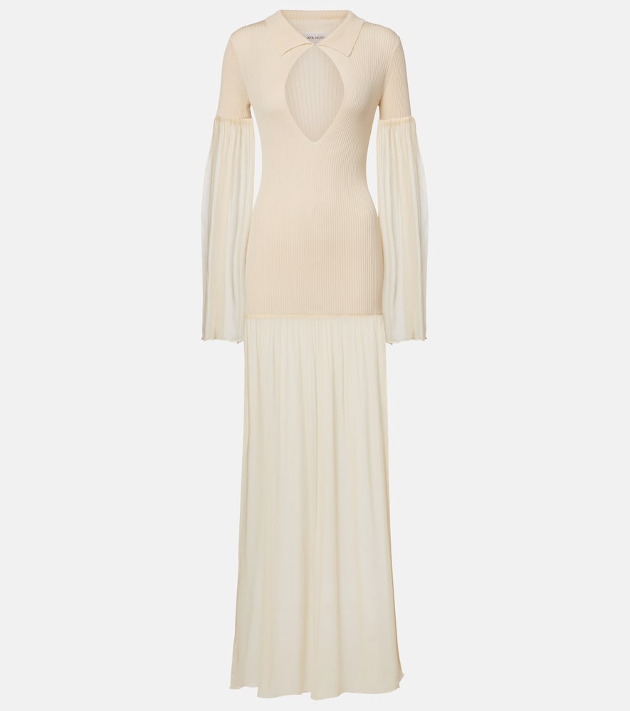 Calla cutout ribbed maxi dress