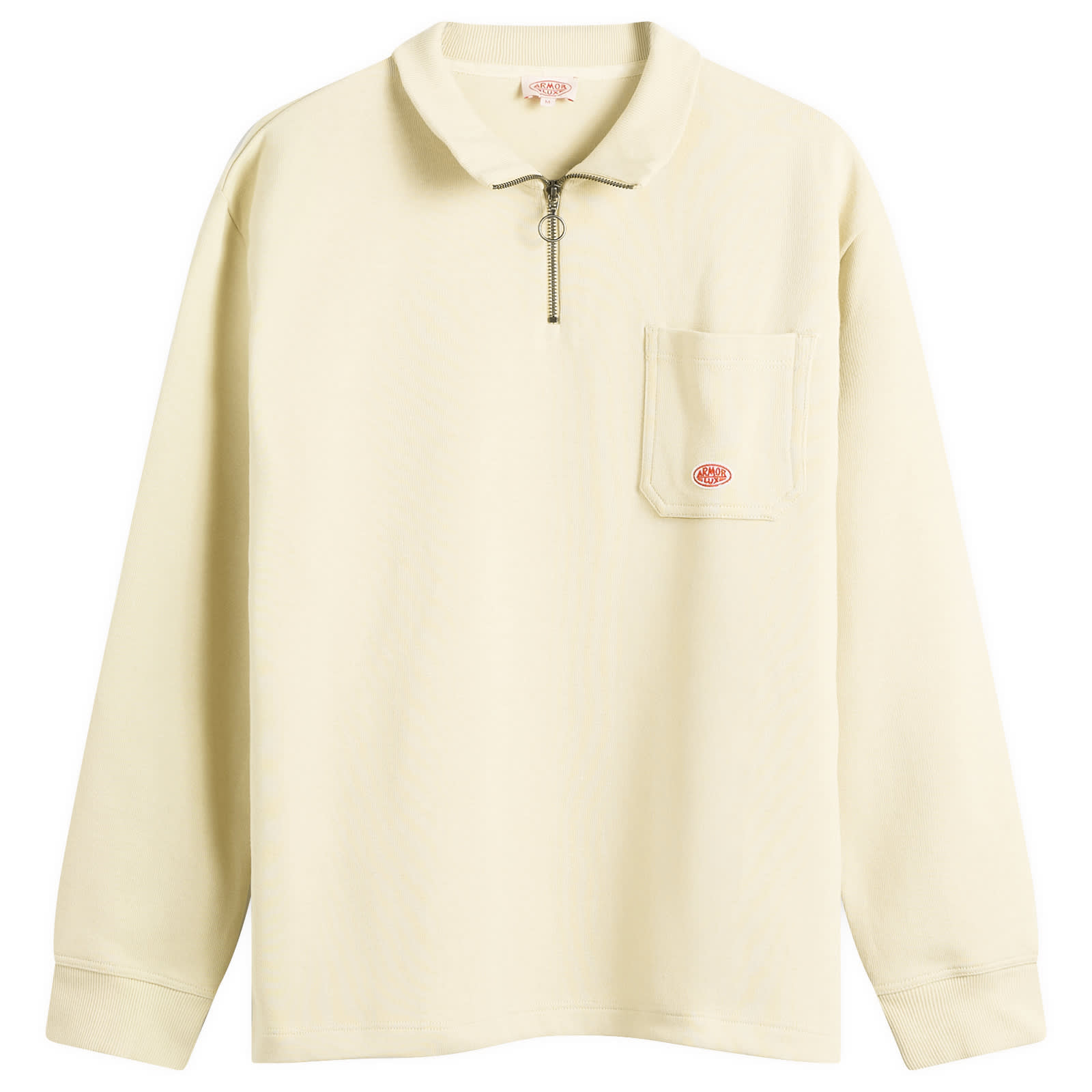 Men's Quarter Zip Sweatshirt in Gravel