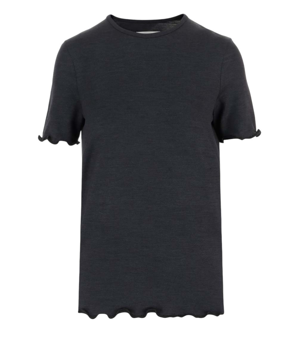Black Round Neck T-Shirt