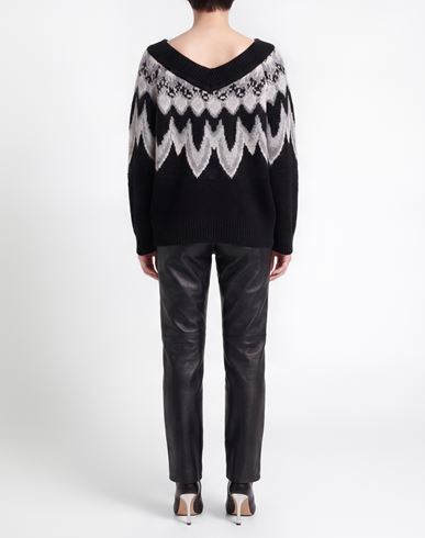 Woman Sweater Black Size 6 Viscose, PBT