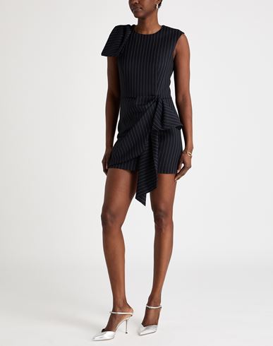 Woman Mini dress Navy Size 2 Virgin Wool, Polyester