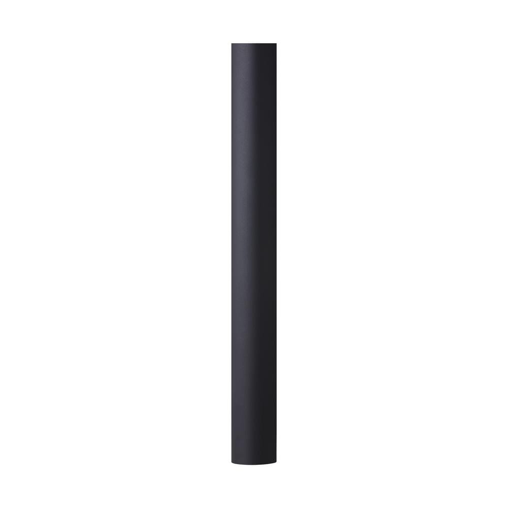 Textured Black Outdoor Post from the Outdoor Posts Collection