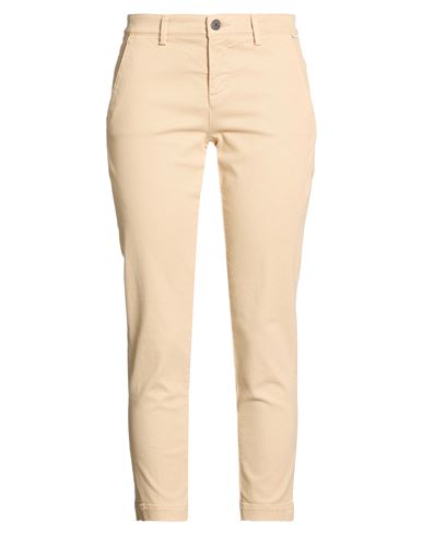 Roÿ Roger's Woman Pants Sand Size 26 Cotton, Lyocell, Elastane