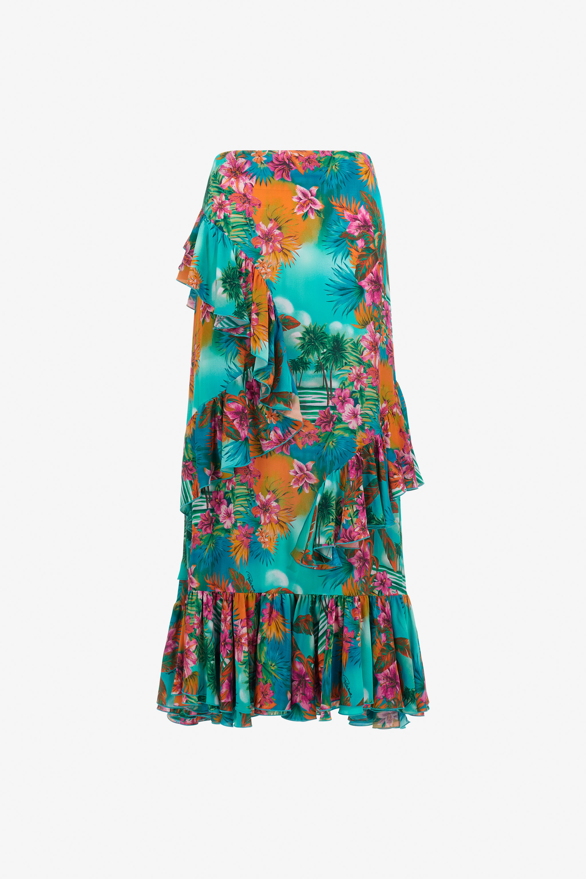 Hawaii Print Skirt