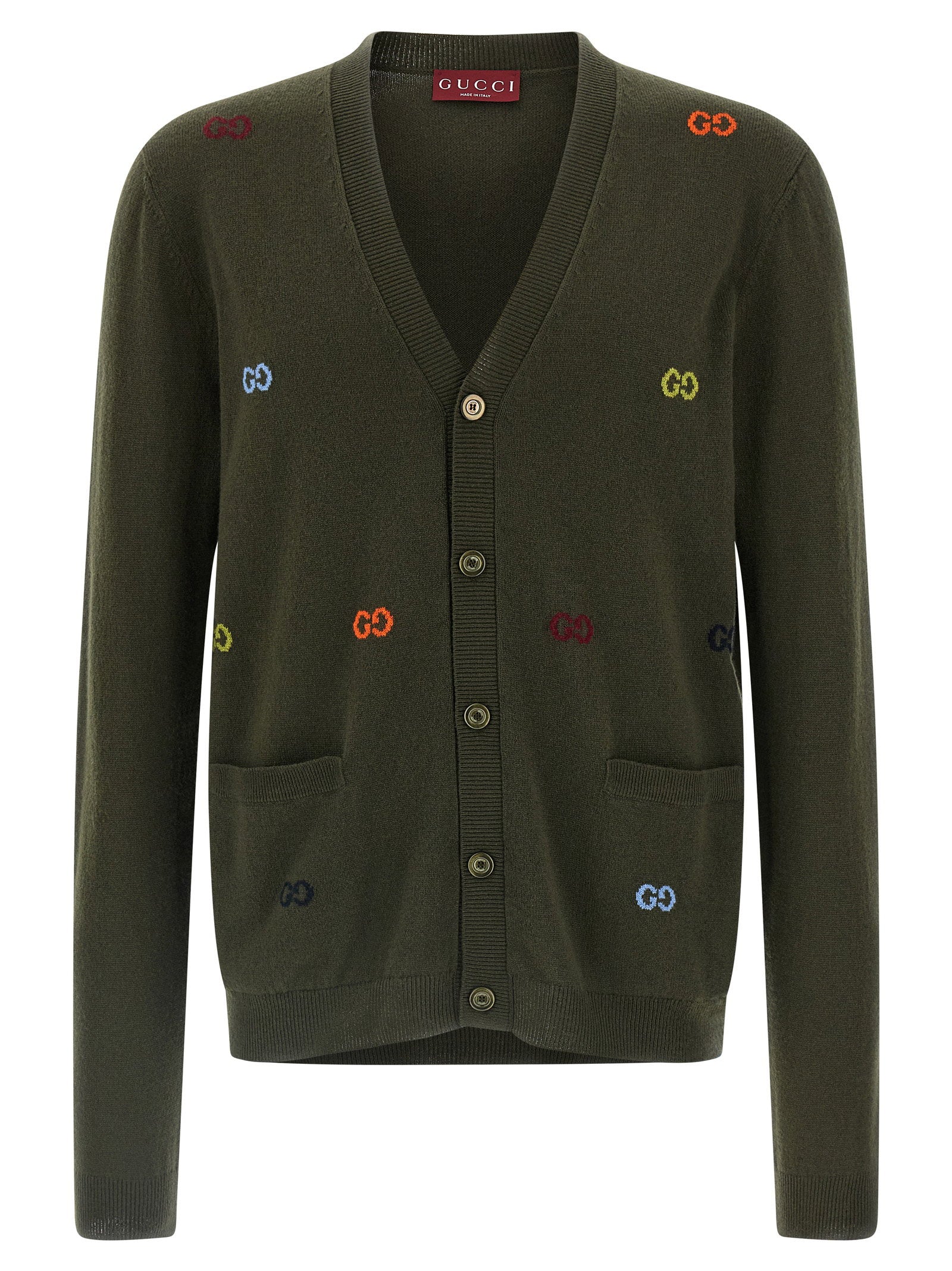 Gg Intarsia Cardigan