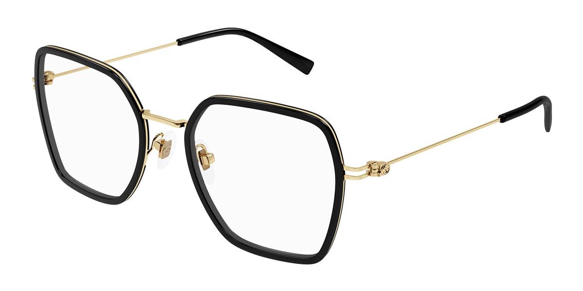 Gucci GG1850O 001 Occhiali da Vista Neri per Donna Solo Montatura
