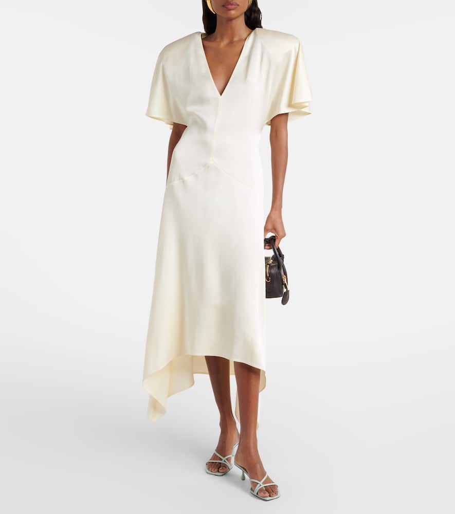 Satin midi dress