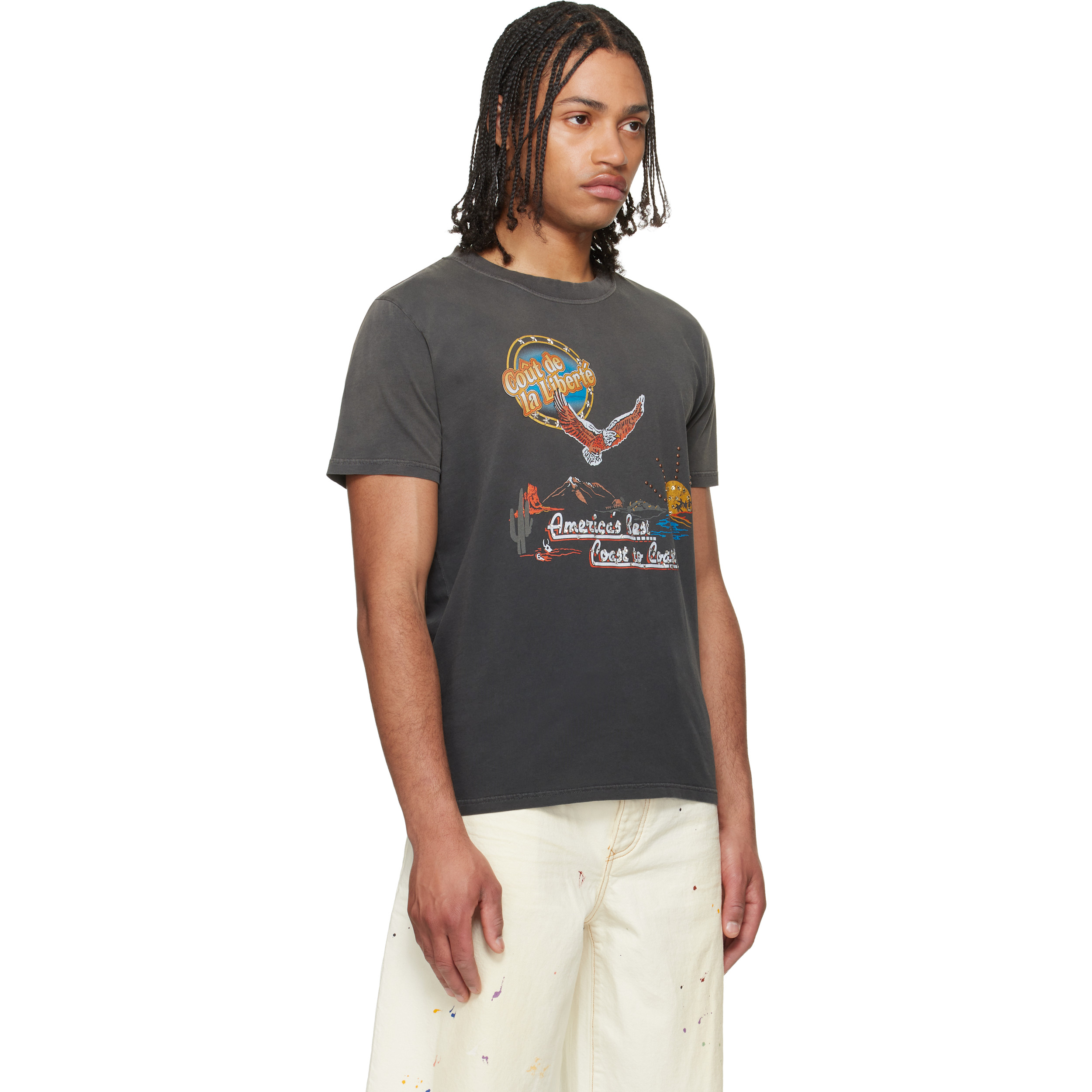 Black Freddie 'Coast To Coast' Emb S/S T-shirt